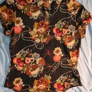 Floral Print Women's Top